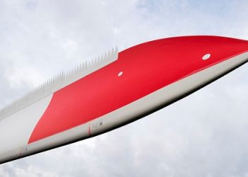 First blade built for 714-MW UK windfarm